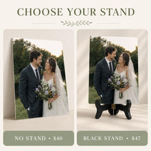 Custom Wedding Photo Acrylic Sign