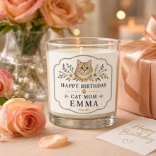Cat Mom Birthday Candle