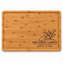 Community Garden Volunteer Cutting Board