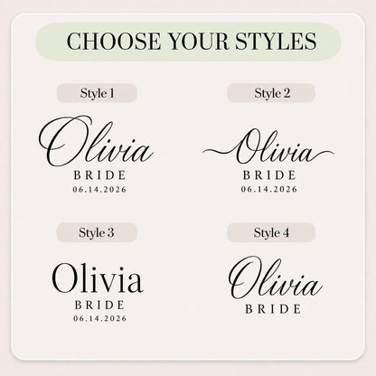 Personalized Wedding Party Hanger