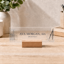 Architect Acrylic Nameplate