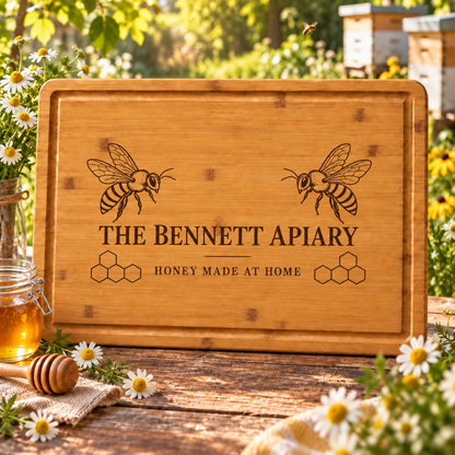Backyard Beekeeper Cutting Board