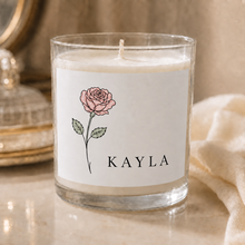 Birth Flower Candle