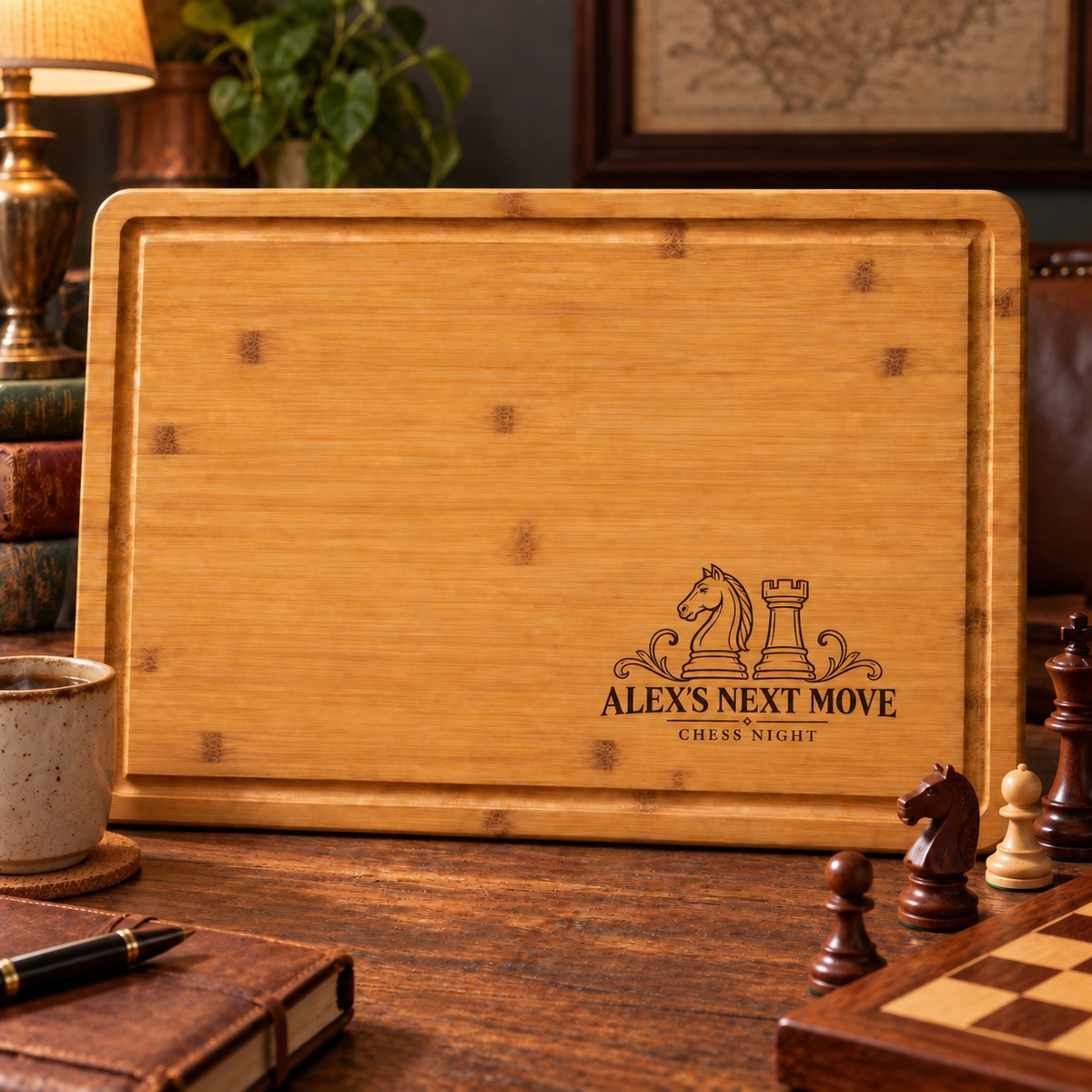 Chess Enthusiast Cutting Board