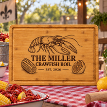 Crawfish Boil Cutting Board