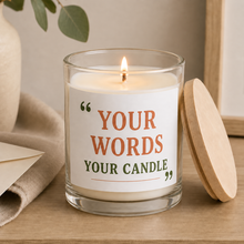 Custom Message Candle