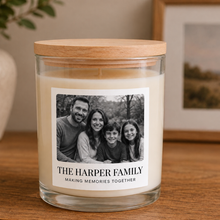 Family Photo Candle