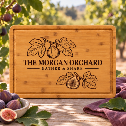Fig Orchard Cutting Board