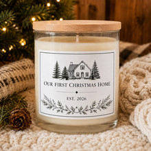 First Christmas in Our New Home Candle