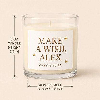 Milestone Birthday Candle