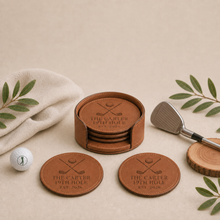 Golf Leatherette Coasters