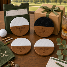 Golf Marble & Wood Coasters