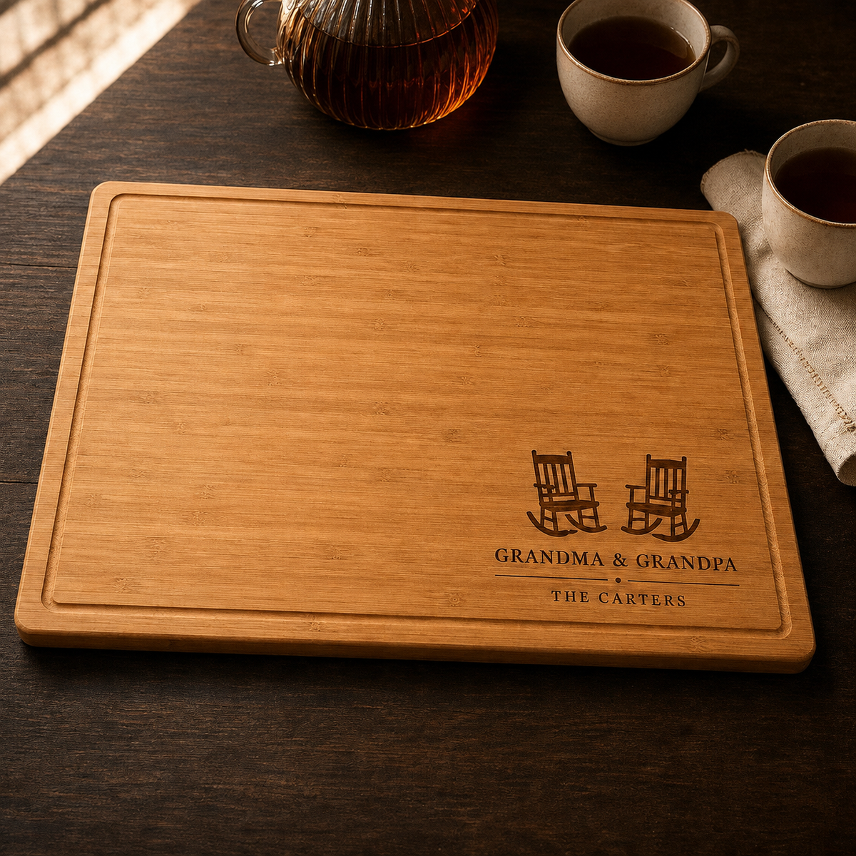 Grandparents Bamboo Cutting Board