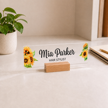 Hair Stylist Acrylic Nameplate