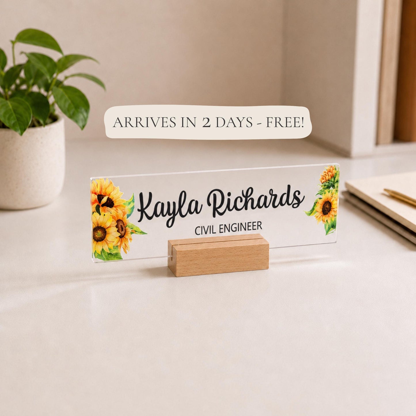 Engineer Desk Name Plate, Personalized Nameplate, Engineer Gift, Office Decor, Engineer Nameplate, Custom Nameplate, Office Gift, Engineer