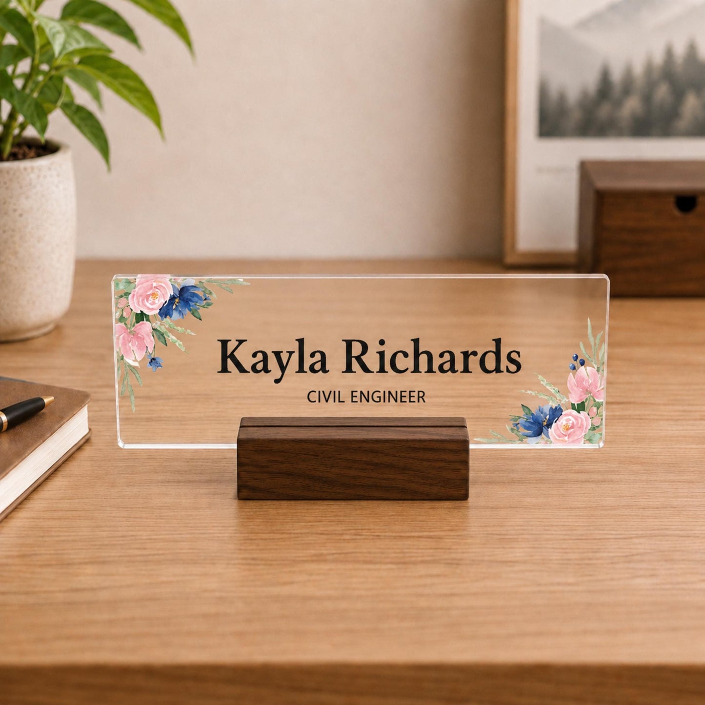 Engineer Acrylic Nameplate product image 7
