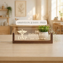 Physician Assistant Graduation Gift, Personalized LED PA Desk Name Plate, New PA Gift