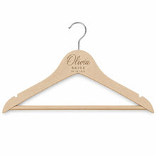 Personalized Bridesmaid Hanger, Custom Wooden Bridal Party Hanger with Name, Maid of Honor Wedding Gift