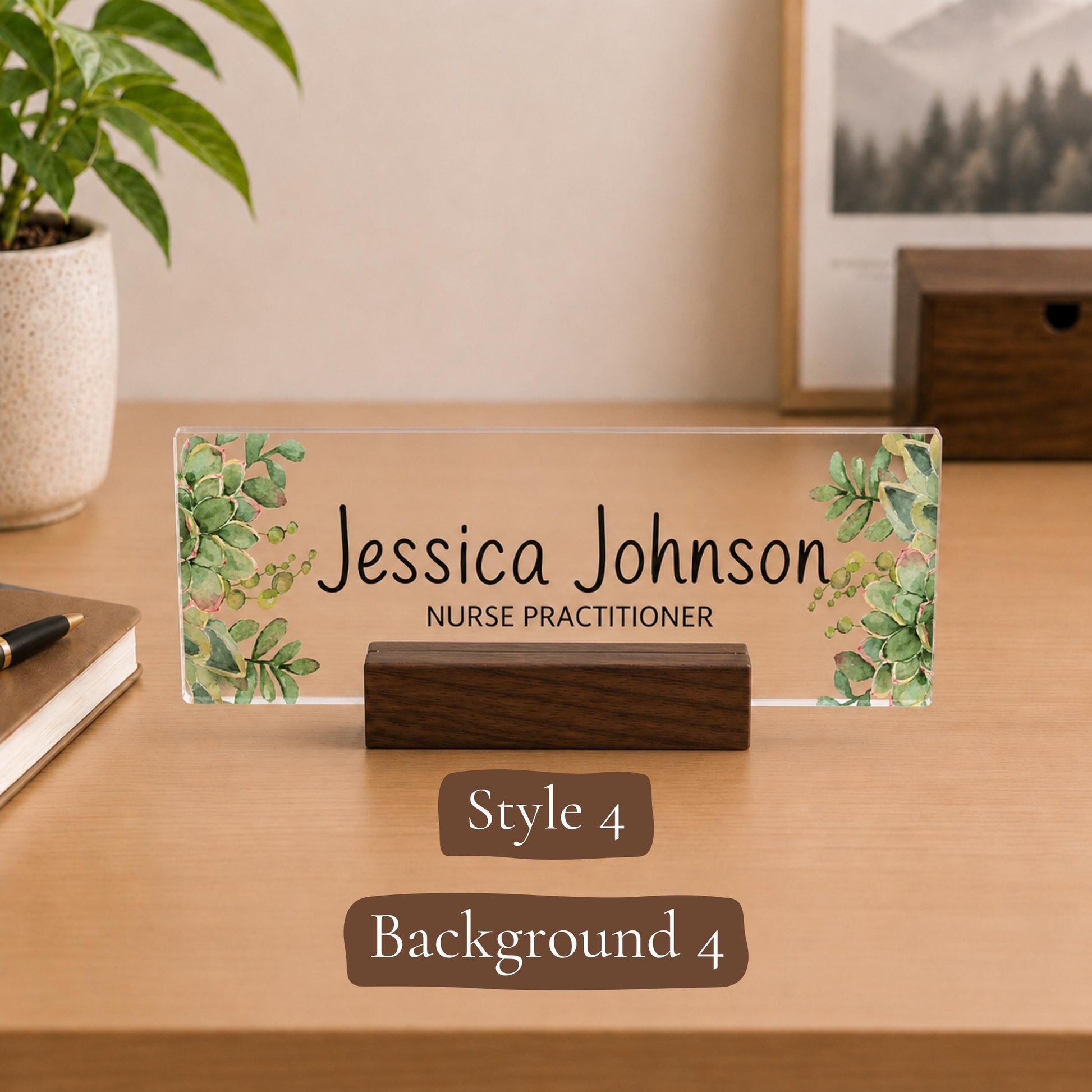 Engineer Acrylic Nameplate product image 9