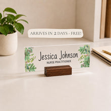 Family Nurse Practitioner Gift, Personalized FNP Desk Nameplate, NP Graduation Office Sign
