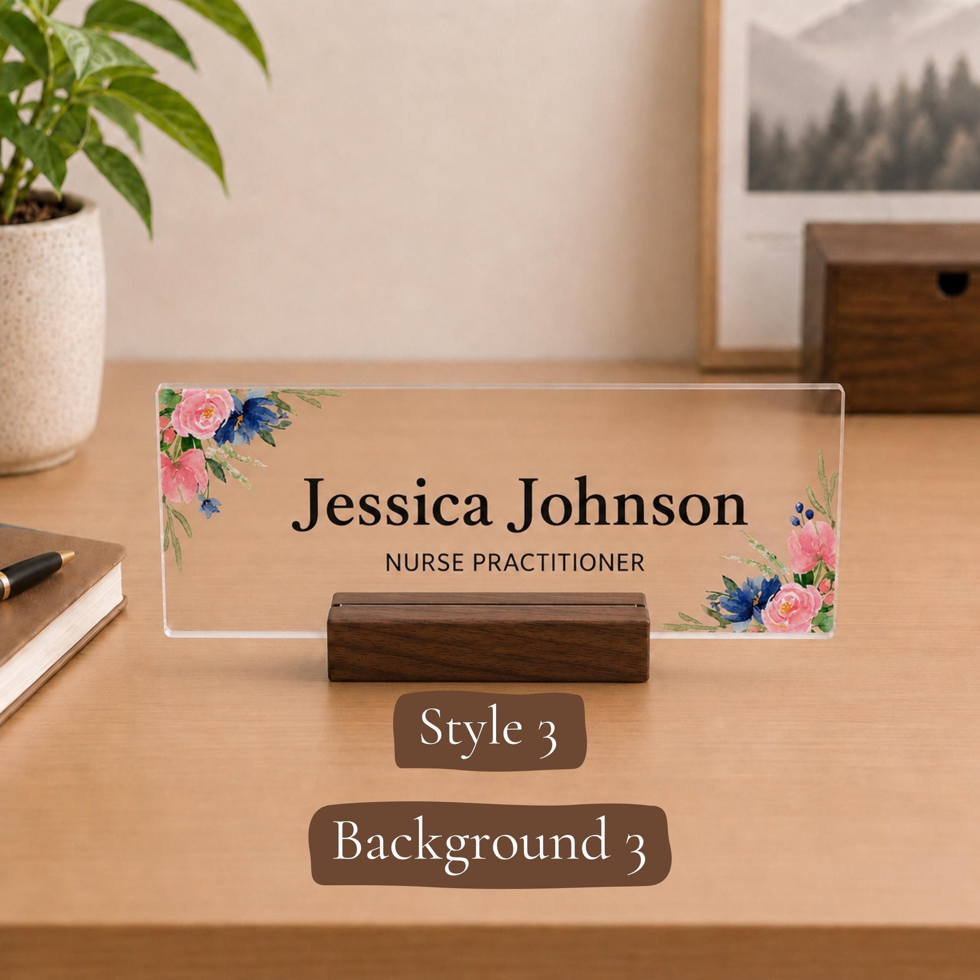 Engineer Acrylic Nameplate product image 8
