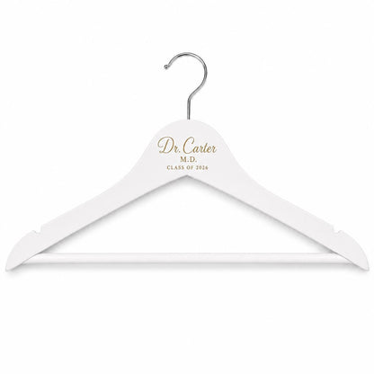 First White Coat Ceremony Hanger, Personalized Doctor Coat Hanger, Medical Graduation Gift, New Doctor Gift