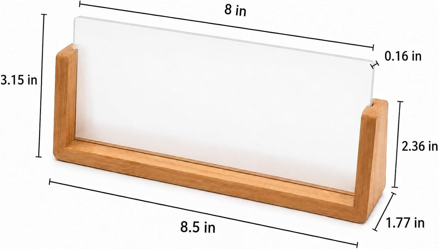 RN LED Nameplate dimensions