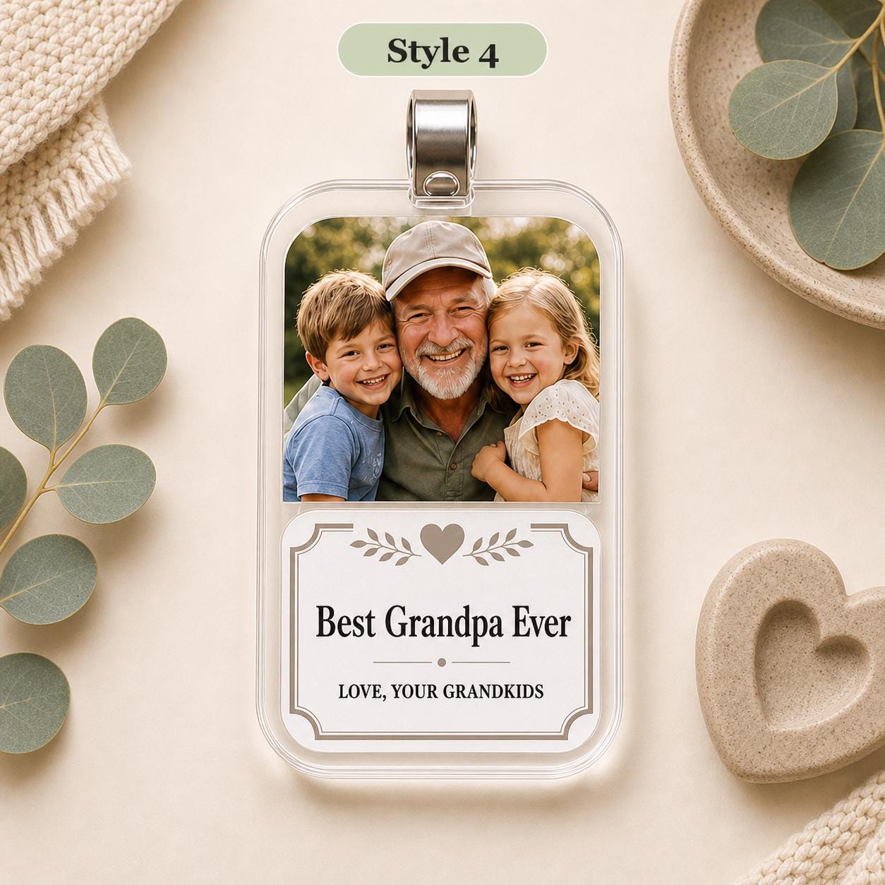 Grandpa Car Visor Clip