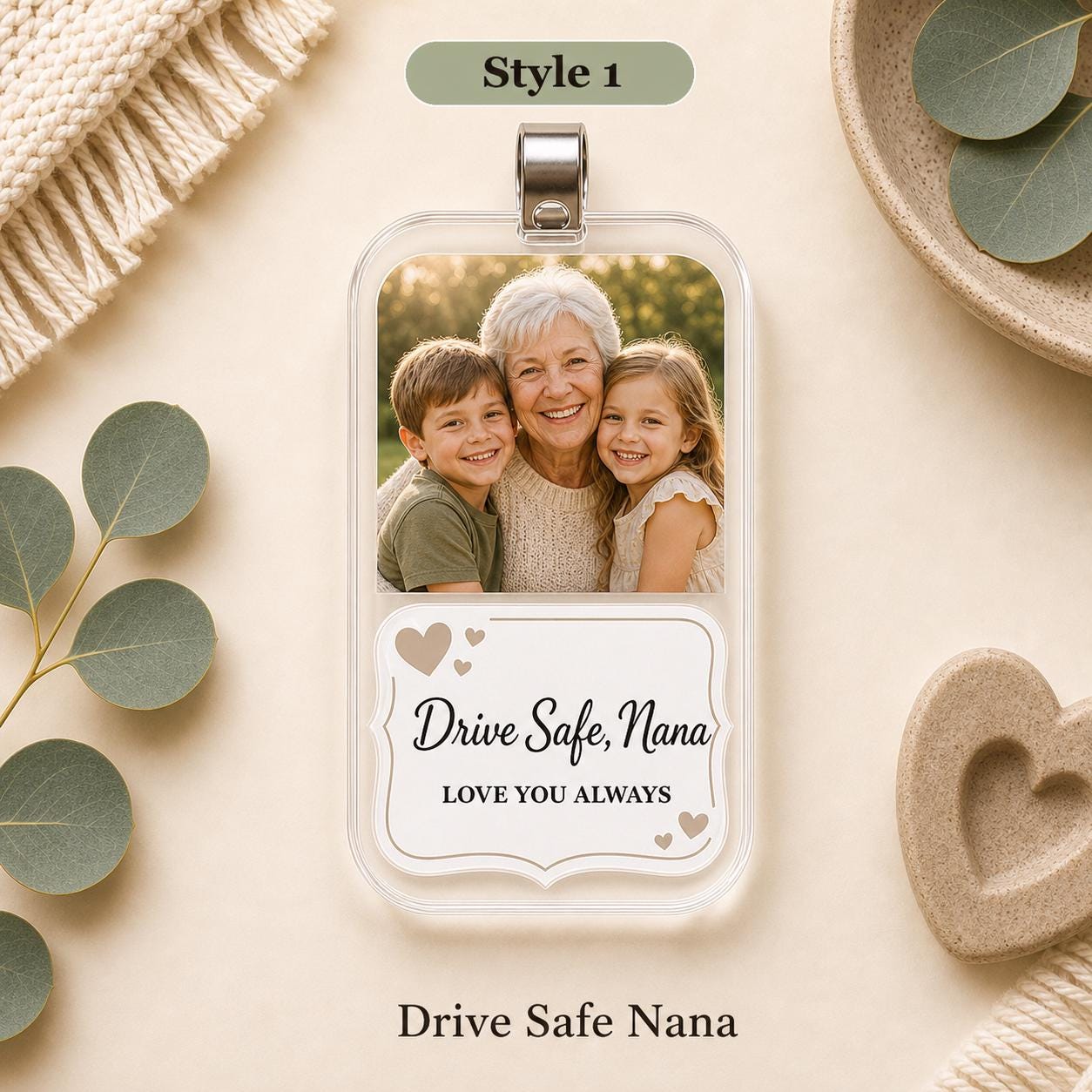 Grandma Car Visor Clip