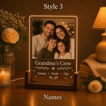 Family Photo Acrylic Plaque
