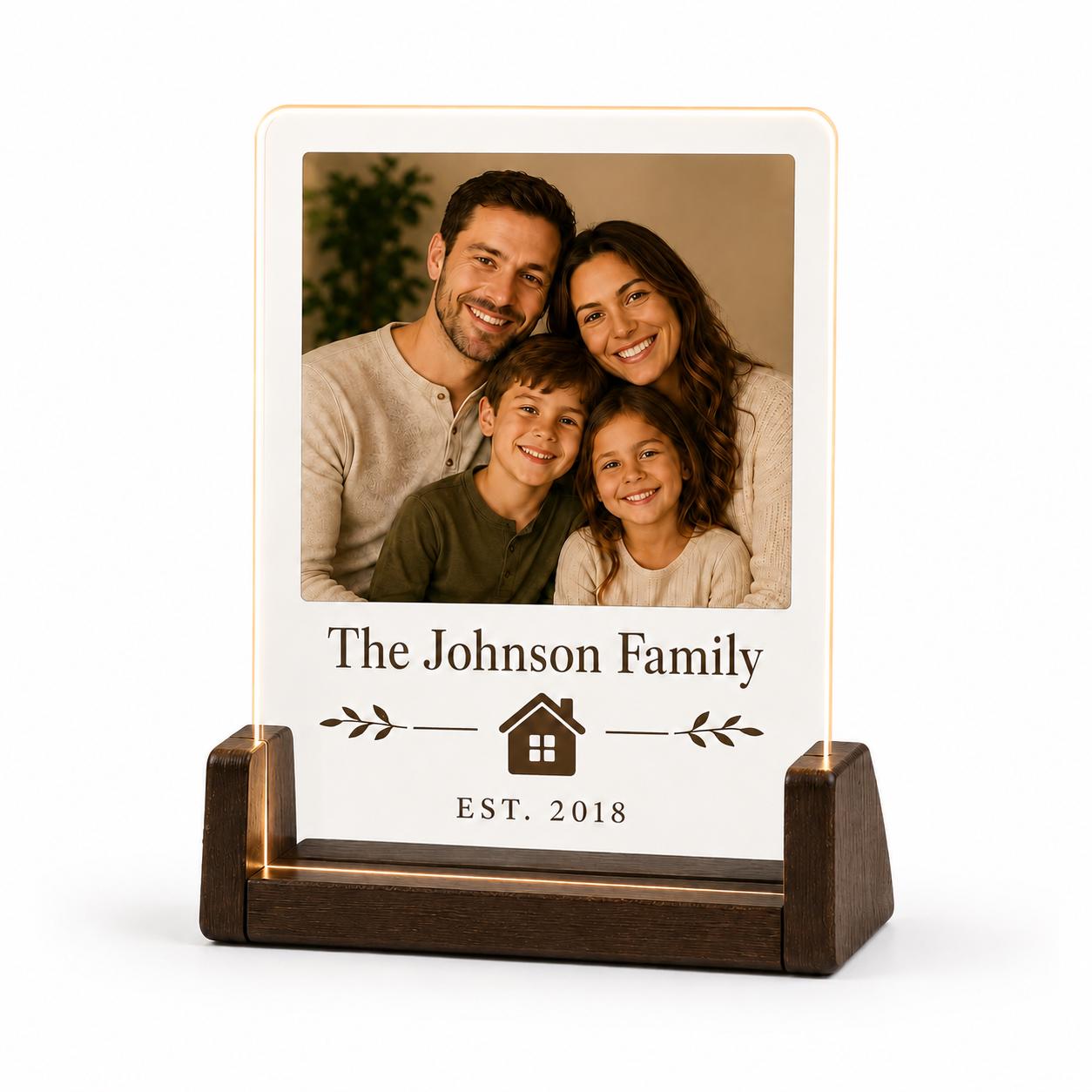 Family Photo Acrylic Plaque