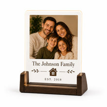 Personalized Family Photo Plaque