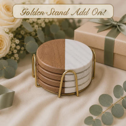 Wedding Marble & Wood Coasters product image 11