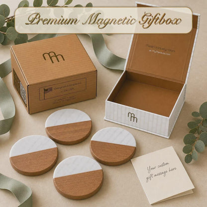 Anniversary Marble & Wood Coasters product image 10