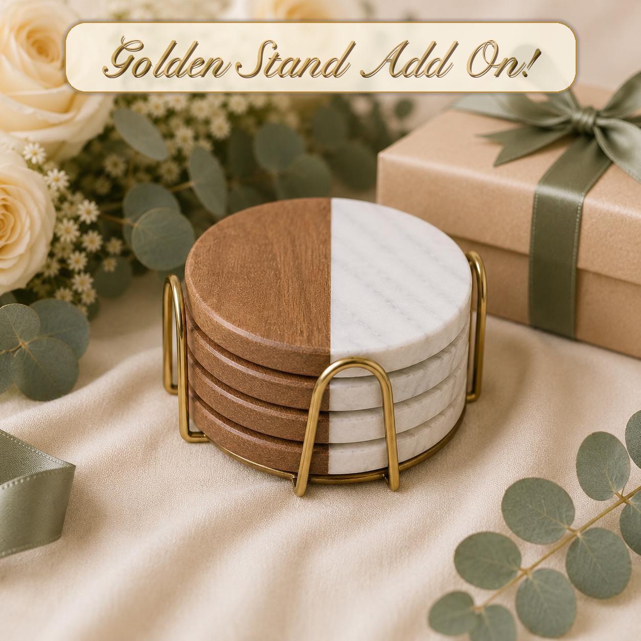 Anniversary Marble & Wood Coasters product image 11