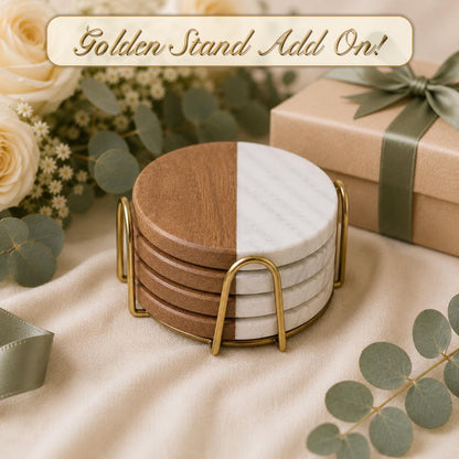 Anniversary Marble & Wood Coasters product image 11