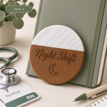 Nurse Marble & Wood Coasters product image 8
