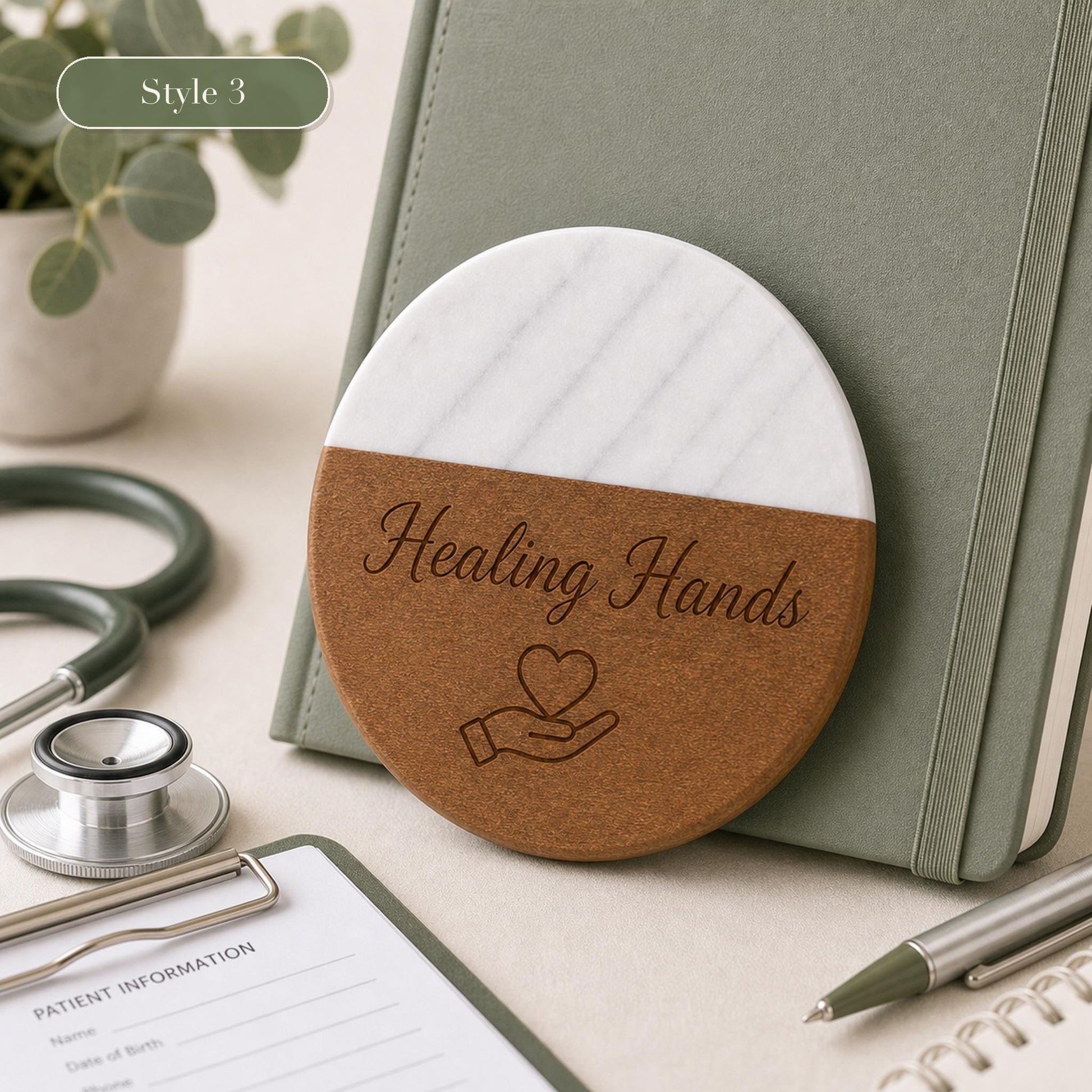 Doctor Marble & Wood Coasters product image 7