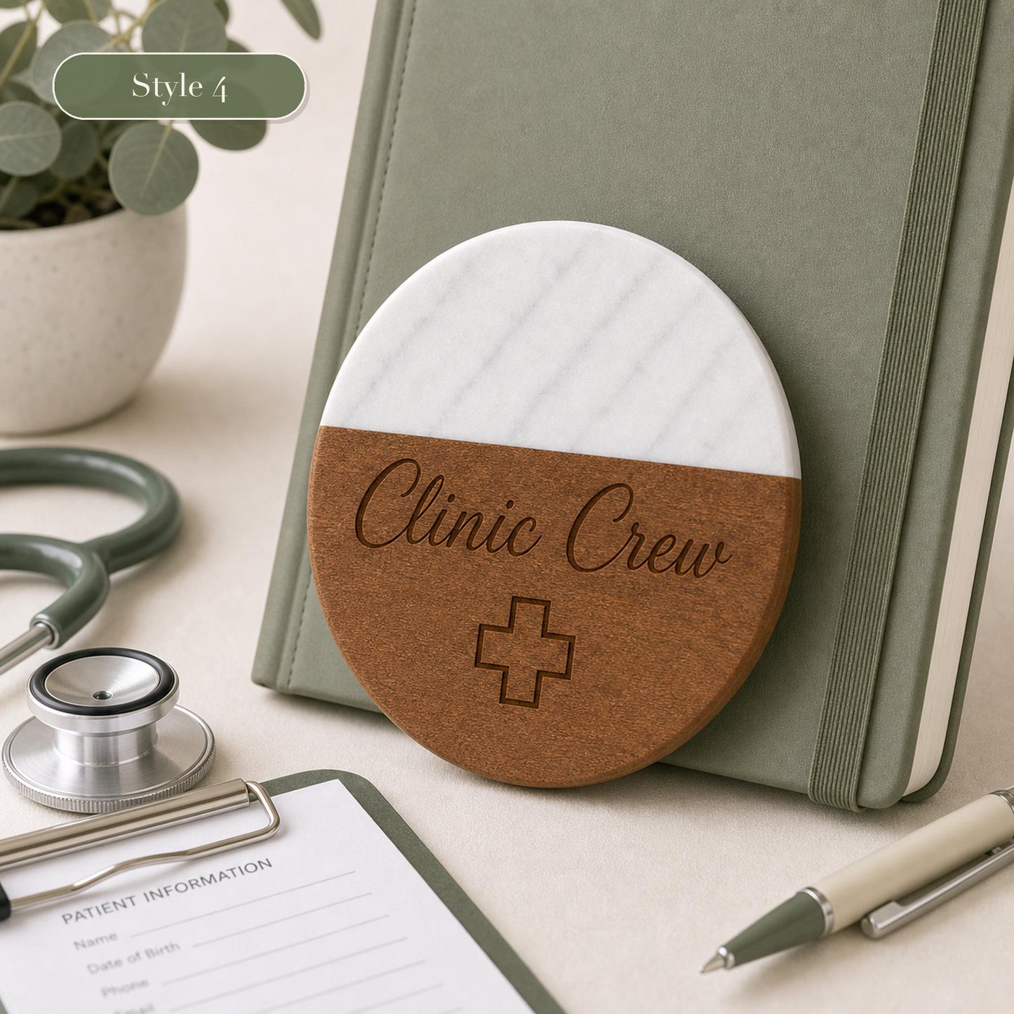 Doctor Marble & Wood Coasters product image 8