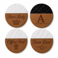 Boss Marble & Wood Coasters
