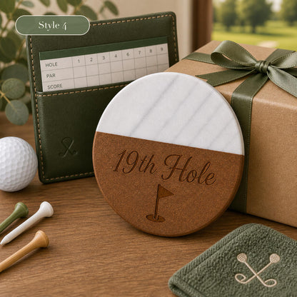 Golf Marble & Wood Coasters product image 8