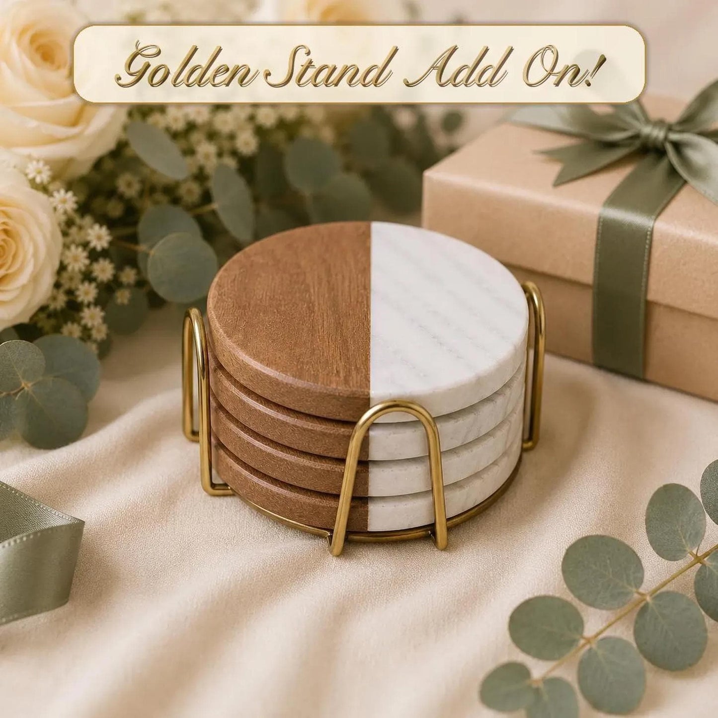 Golf Marble & Wood Coasters product image 9
