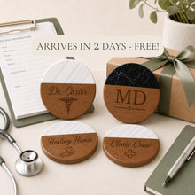 Doctor Marble & Wood Coasters