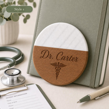 Doctor Marble & Wood Coasters product image 5