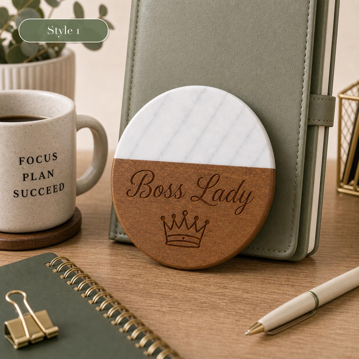 Boss Marble & Wood Coasters product image 5