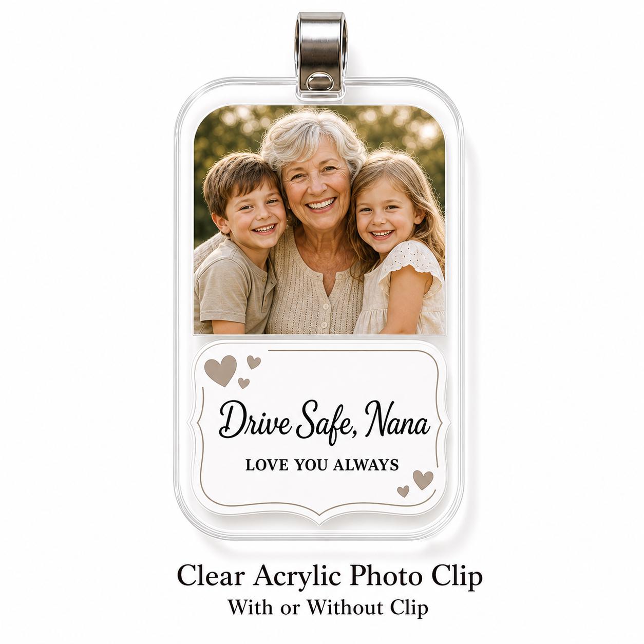 Grandma Car Visor Clip