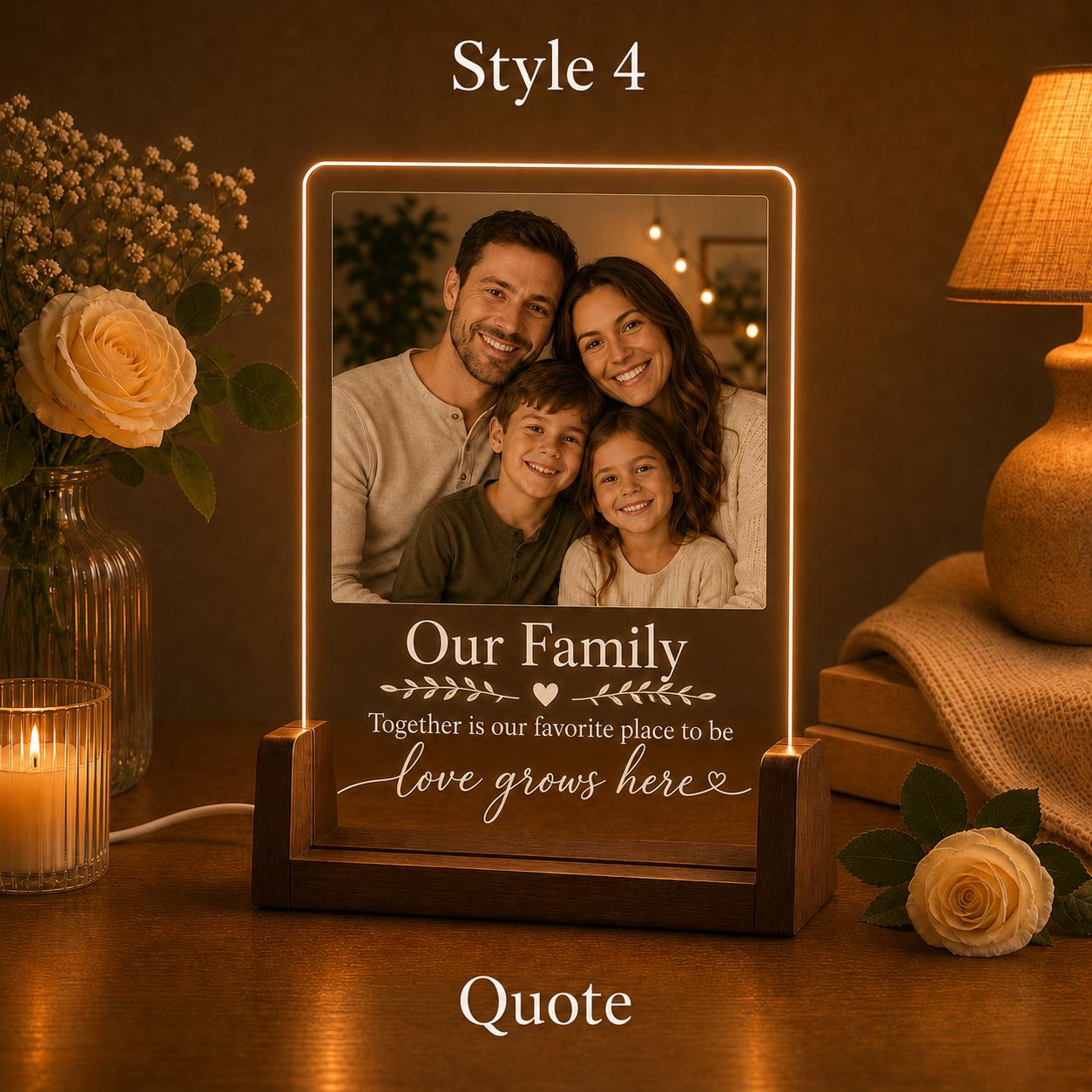 Family Photo Acrylic Plaque