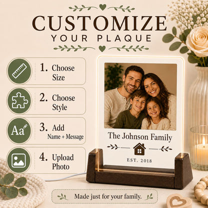 Family Photo Acrylic Plaque