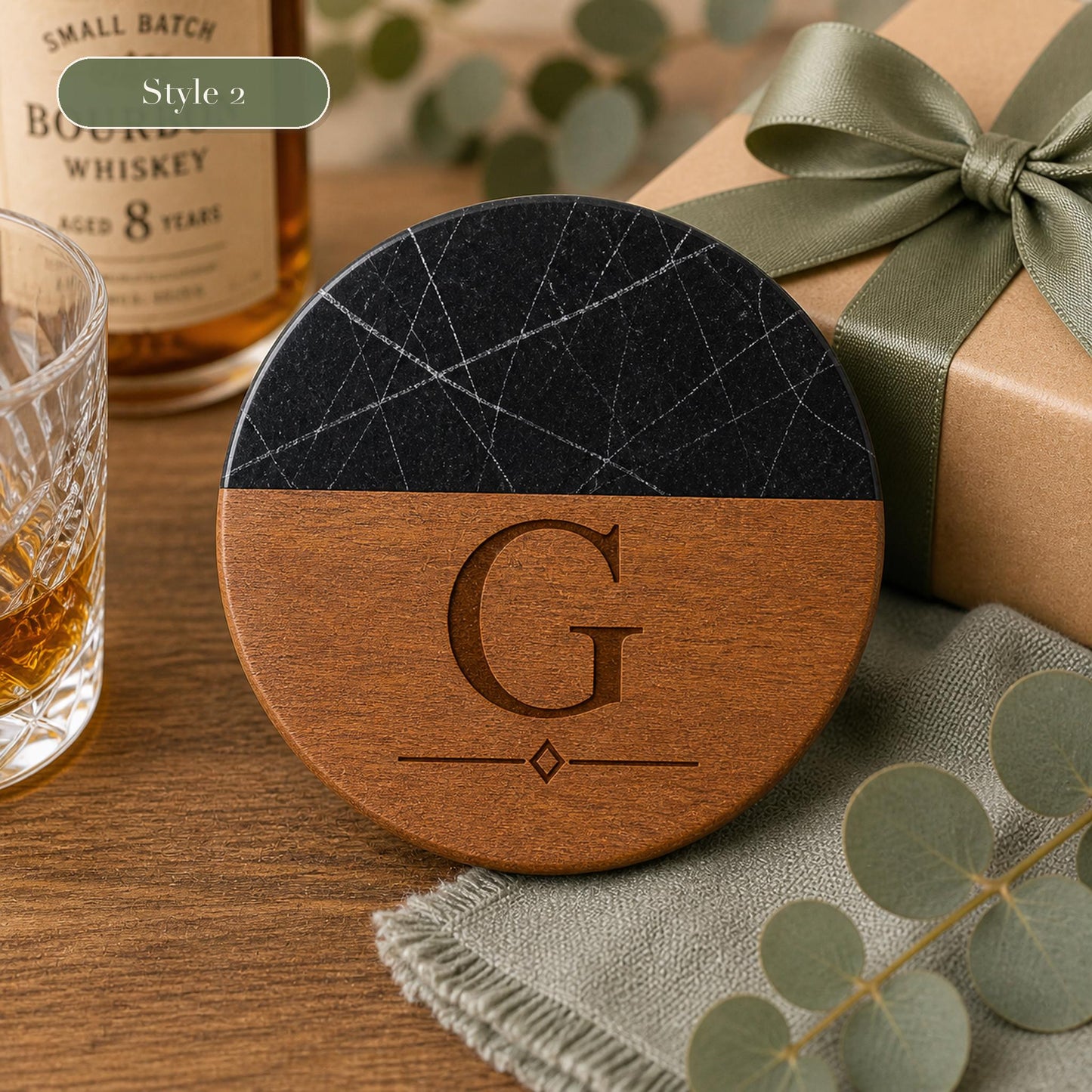 Marble & Wood Coasters for Dad product image 6