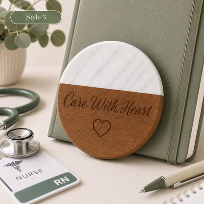 Nurse Marble & Wood Coasters product image 7